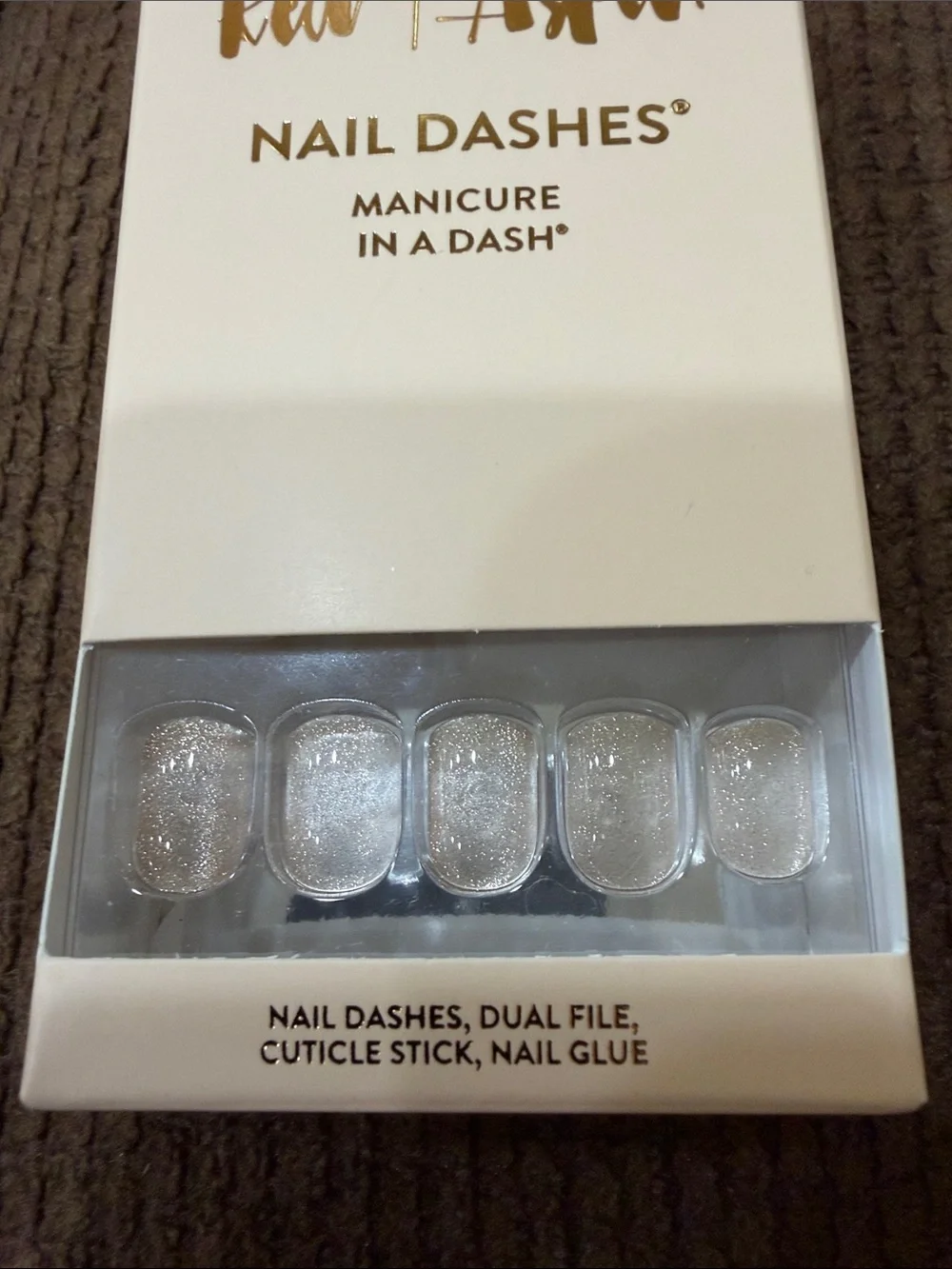Red Aspen Nail Dashes Press-On Nails - Picture 9 of 13